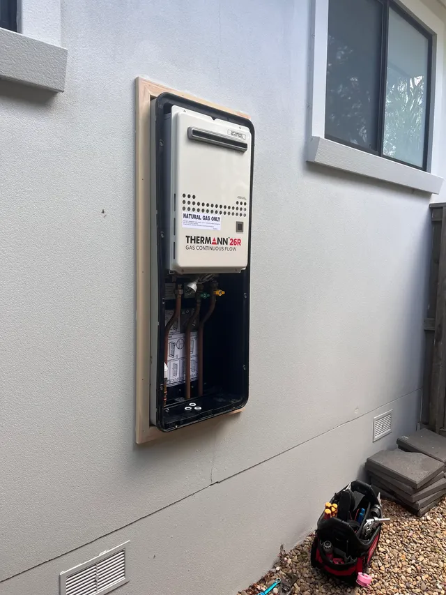 Thermann gas hot water system